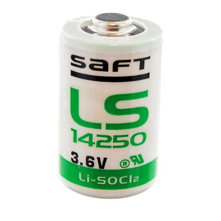 SAFT LS14250 1/2AA Battery 3.6V 1200mAh Lithium replaces Maxell Apple and more LS14250